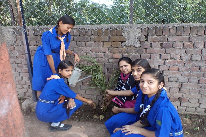 Moti Ram Arya Modern Public School-Tree planting