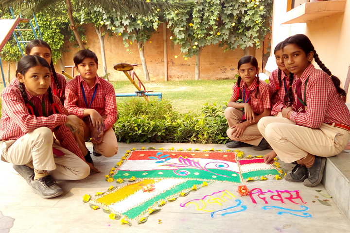 Navyug Senior Secondary School-Rangoli