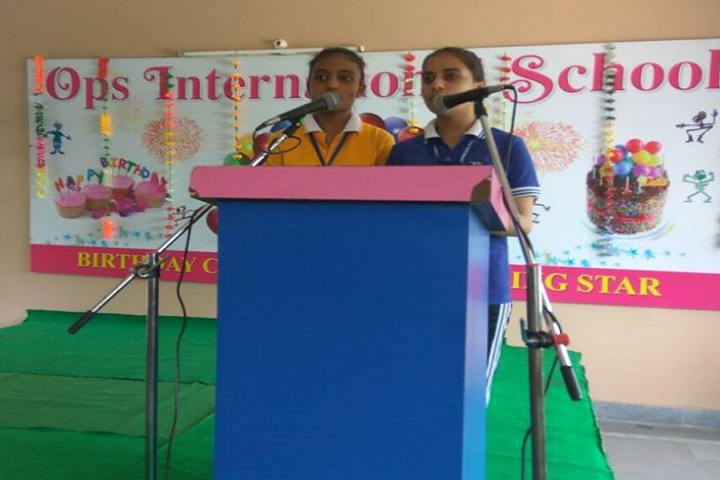 OPS International School-English Declamation