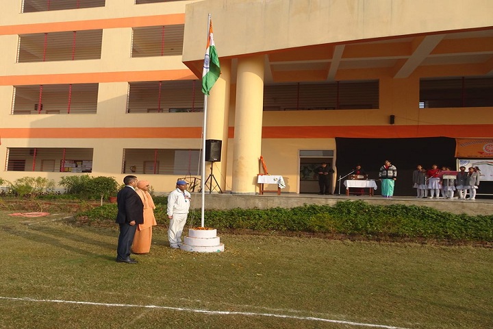 pranavanada International School-Independence Day Flag Hosting