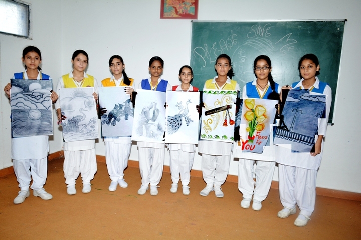 S D Model Senior Secondary School-Drawing Competition