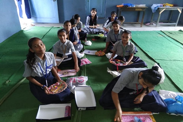 S M S Memorial Public School-Rakhi Making Competition