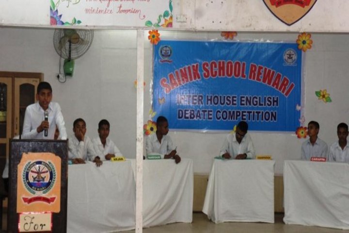 Sainik School-Debate Competition