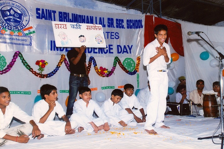 Saint Brijmohan Lal Senior Secondary School-Skit