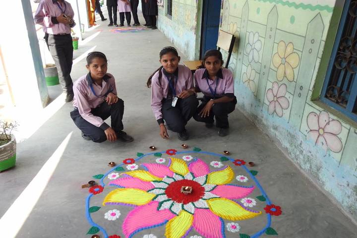 Sanskar Vidya Peeth Senior Secondary School-Rangoli Competition