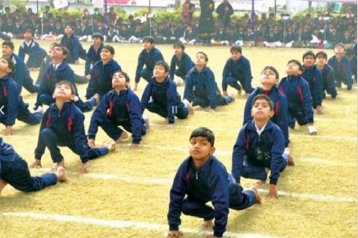 Saraswati Shiksha Sansthan High School-International Yoga Day