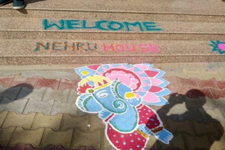 Shri Ram Senior Secondary School-Rangoli