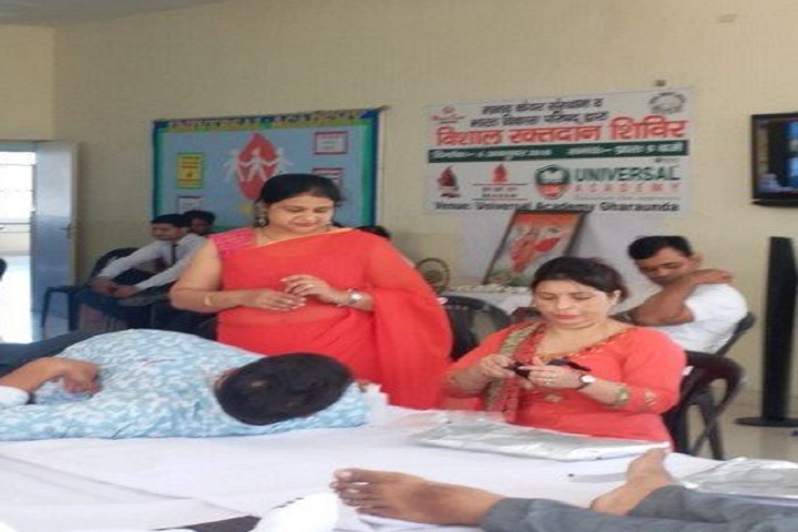 Universal Academy-Blood donation camp
