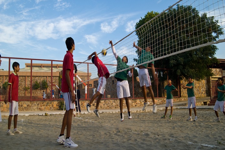 Victor International School-Volley ball courts