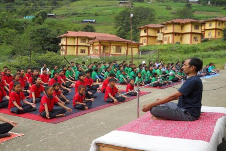 Kendriya Vidyalaya-Yoga day