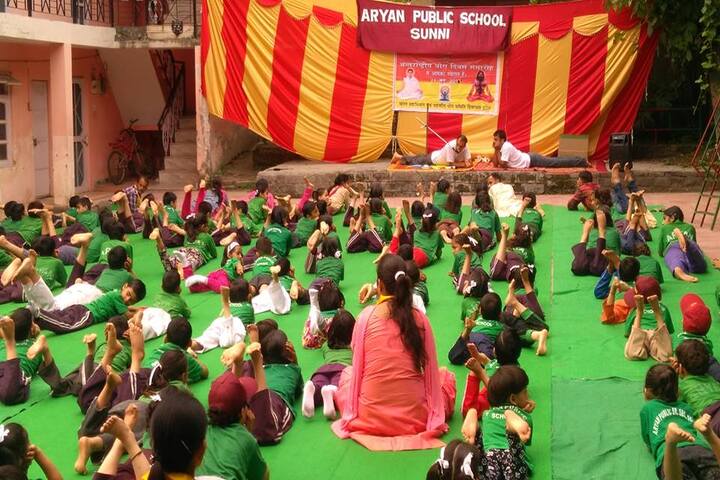 Aryan Public School-Yoga Day