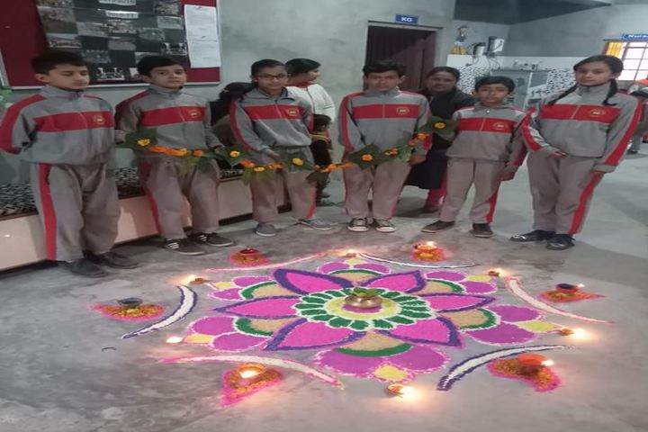 B L Central Public School-Rangoli
