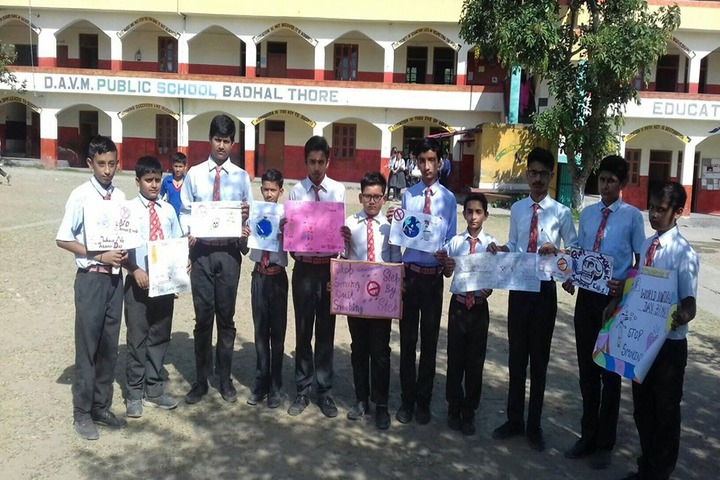 D A V M Public School-Awareness Campaign