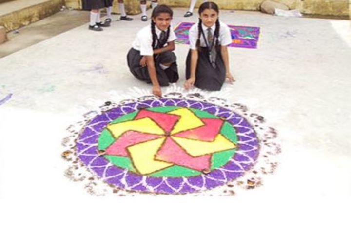 DAV Public School-Rangoli Competition