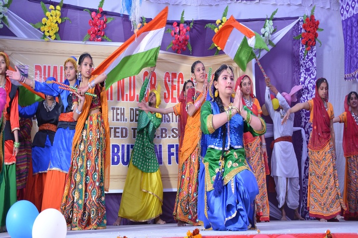 Dhauladhar Nirmla Devi Senior Secondary School-Independence Day
