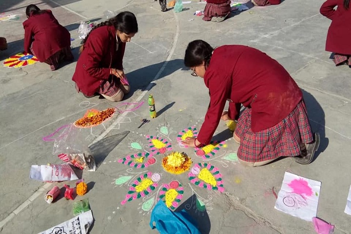 Dr Devi Chand DAV Public School-Rangoli