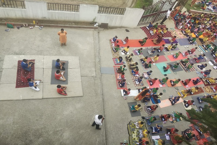 Genius International Public School-Yoga Day