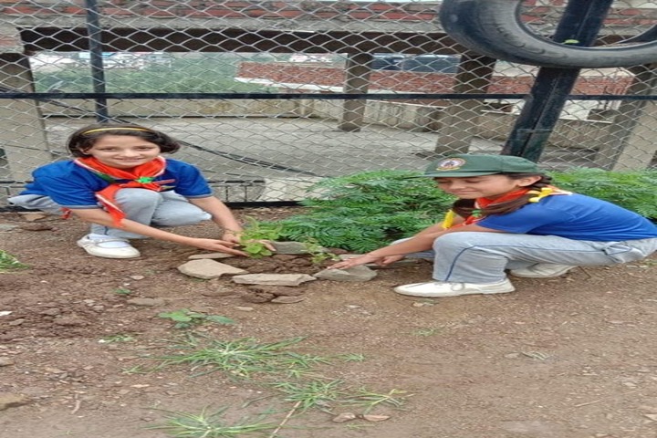 Gurukul International School-Tree Plantation