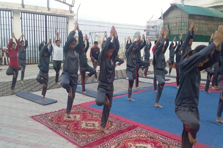 Gurukul International School-Yoga Activity