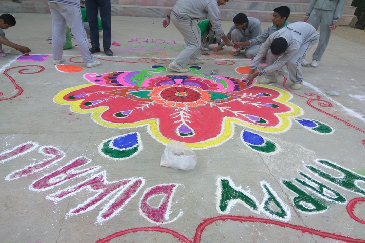 Mount Shivalik Public School-Rangoli