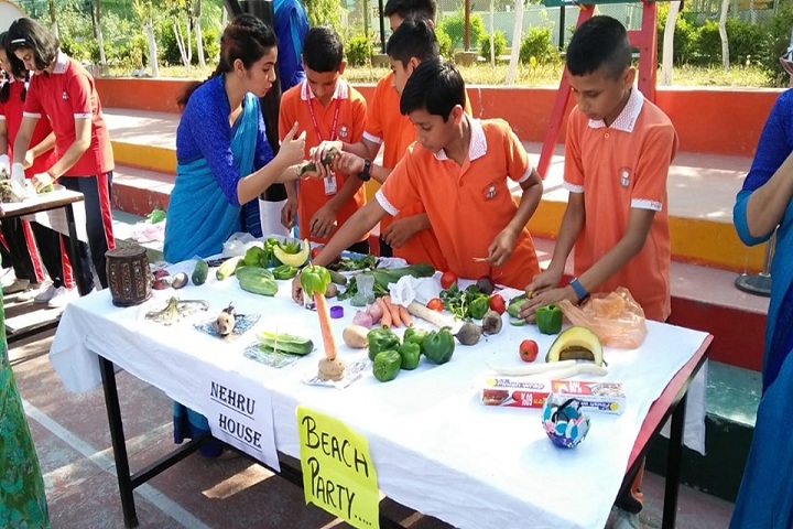 Partap World School-Vegetable-Carving-Competition