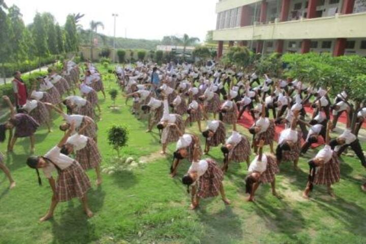 Rudra International School-Yoga Activity