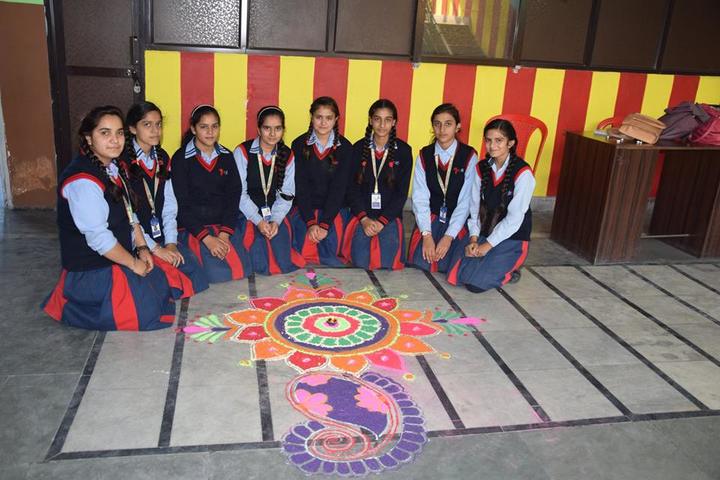 Seven Star Senior Secondary Public School-Rangoli Competition