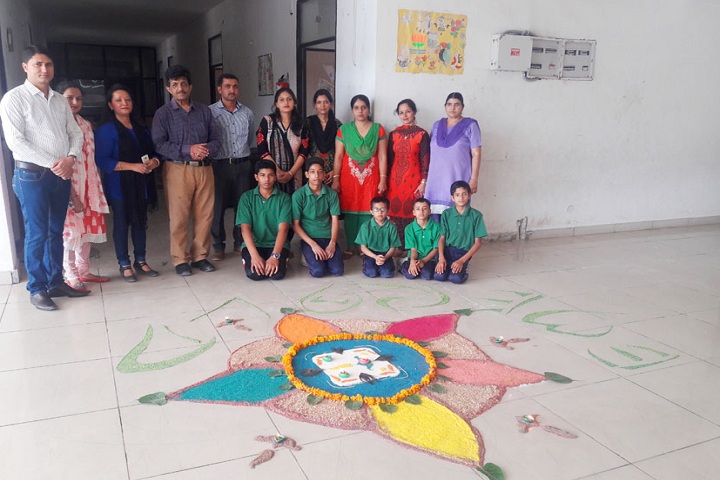 The Divine International School-Events rangoli