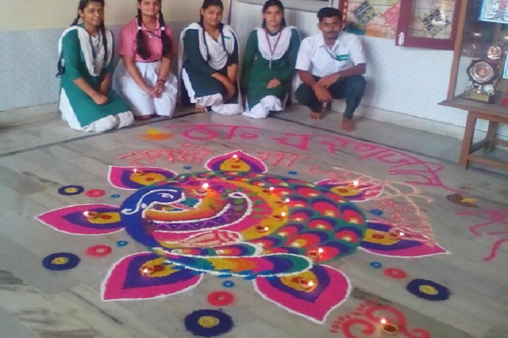 V R Public School-Events rangoli