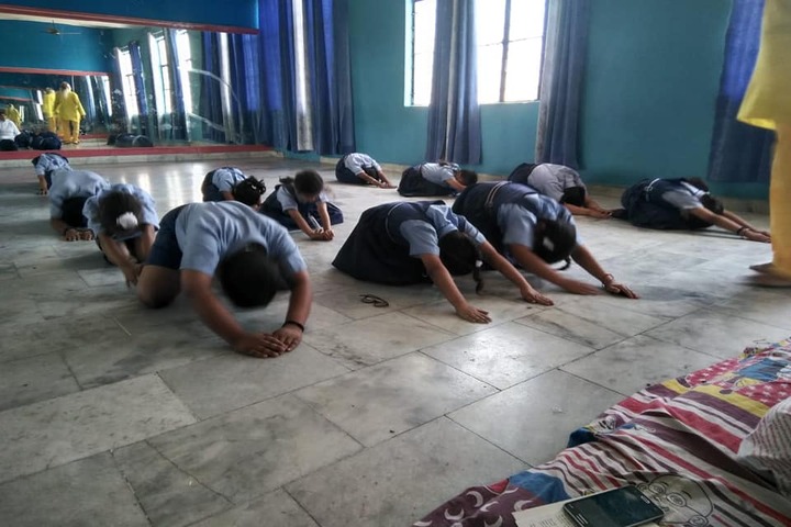 DAV Colligiate School-Yoga Activity