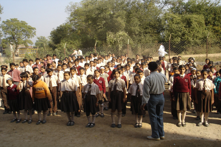 Sh Guru Gang Devji Model School-Assembly
