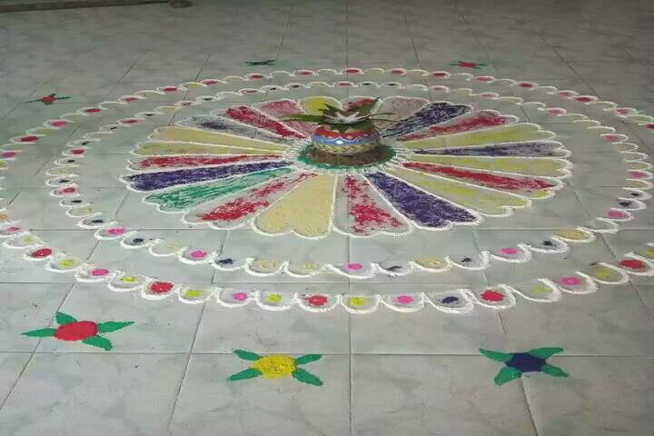 Bokaro Ispat Vidyalaya-Rangoli