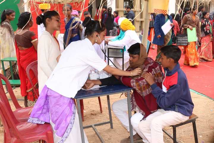 Lady K C Roy Memorial School-Medical Camp Activity