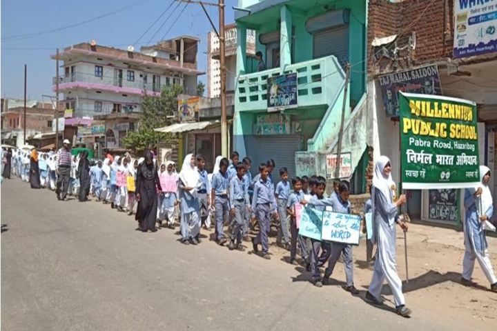 Millennium Public School-Clean India Campaign