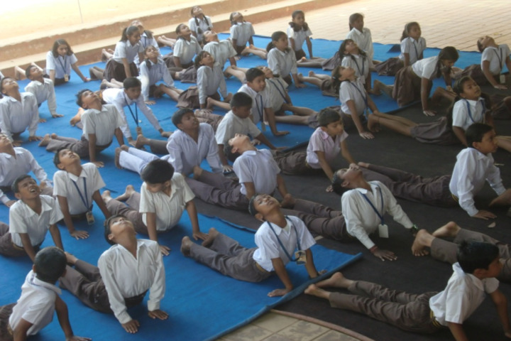 Nirja Sahay Dav Public School-Yoga Activity