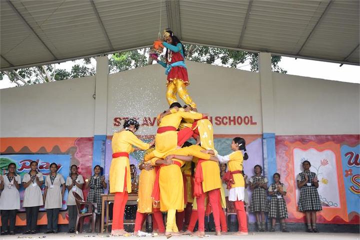 St XavierS High School Deoghar-Krishna Ashtami View