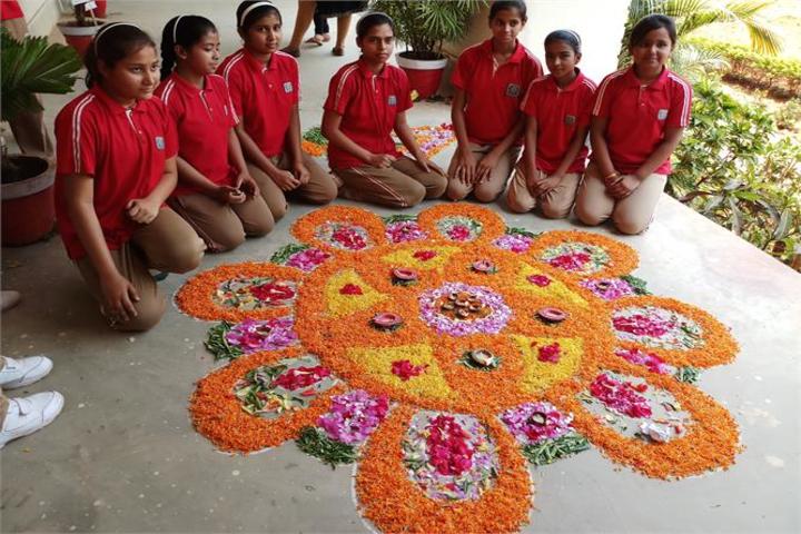 St XavierS High School Deoghar-Rangoli