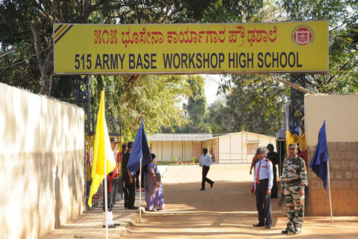 515 Army Base Wokshop High School-Entrance