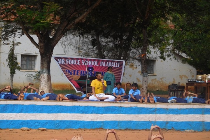 Air Force School-International Yoga Day