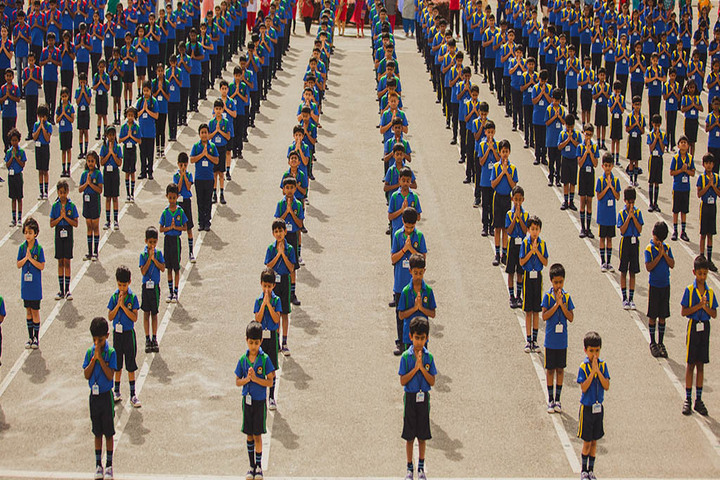 Akash International School-Assembly