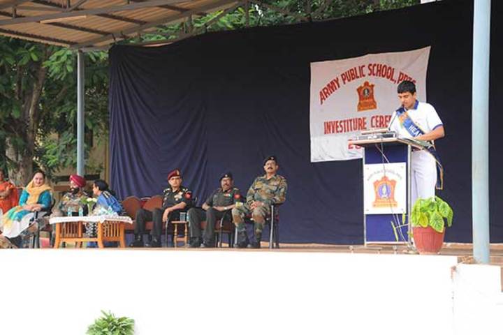 Army Public School-Investiture Cermony
