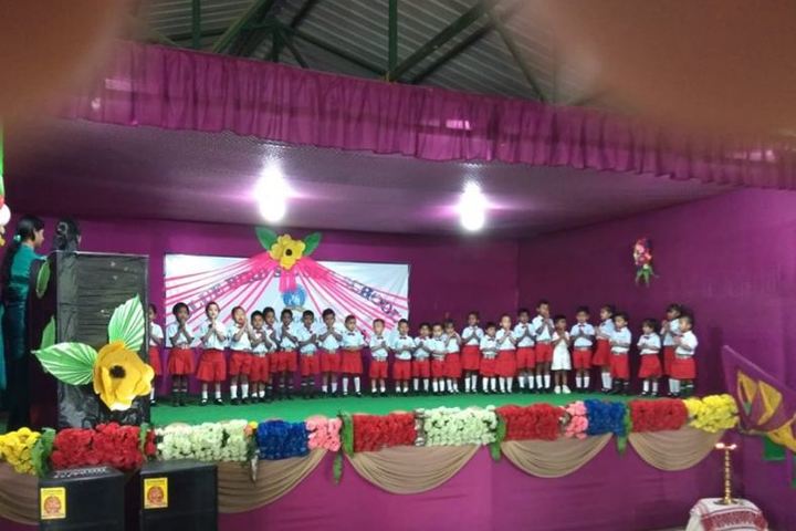 Blue Bird School-Welcome Ceremony of Pre-primary