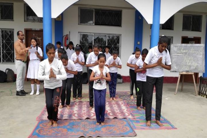Blue Bird School-Yoga Day