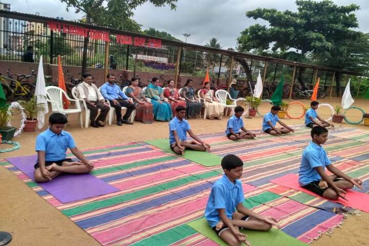 CKS English School-Yoga Day