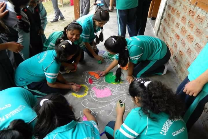 Cambridge Public School - rangoli