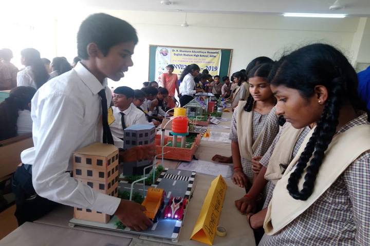 Dr N Shankara Adyanthaya Memorial English Medium High School Nitte-School Exhibition