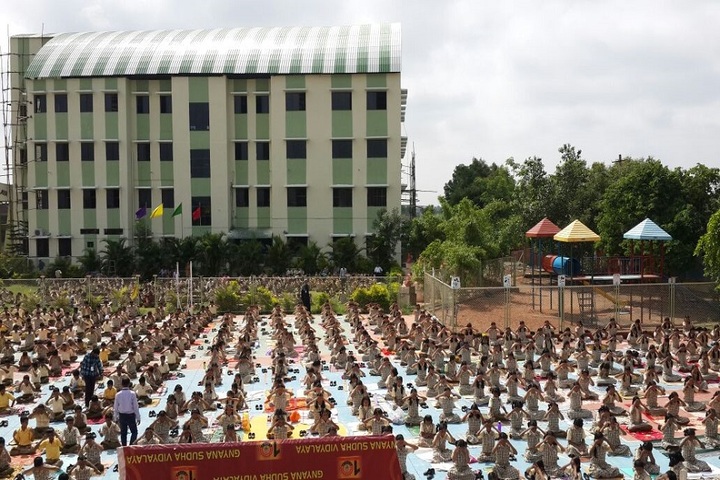 Gnyana Sudha Vidyalaya-Yoga Day