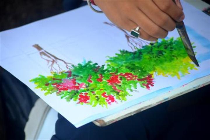 christ jyoti school - art competition