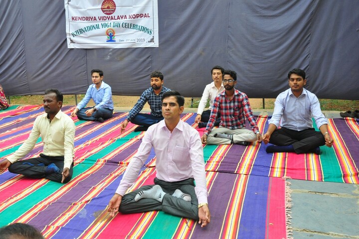 Kendriya Vidyalaya-Yoga Day