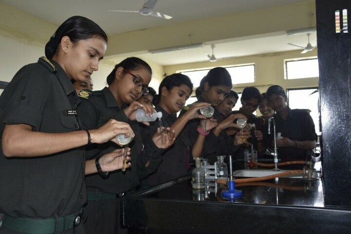 Kittur Rani Channamma Residential Sainik School For Girls-Chemistry lab